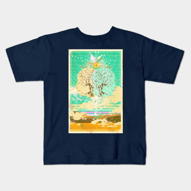 A.I. MERGE Kids T-Shirt by Showdeer